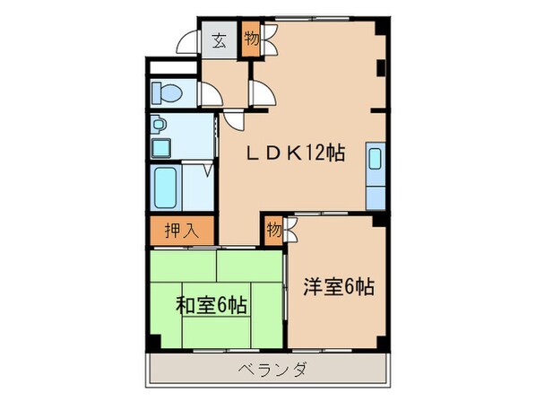 ＶＩＬＬＡ西本町の物件間取画像